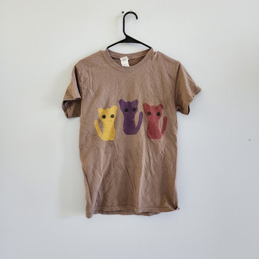 Cute Cat Trio Modified Gildan Tee